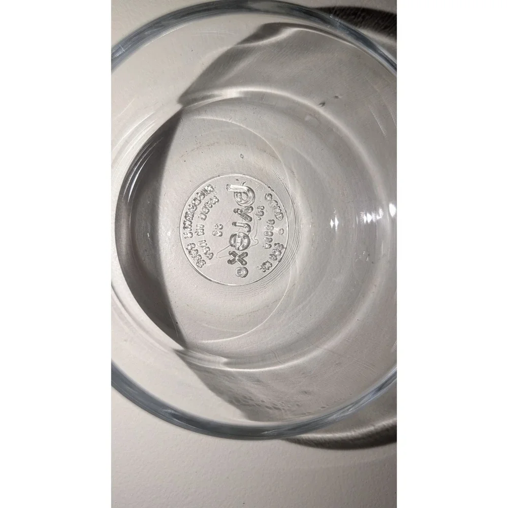 4 piece Set Pyrex Nesting Clear Glass Bowl 7201 7203 7202A‎ 7200A